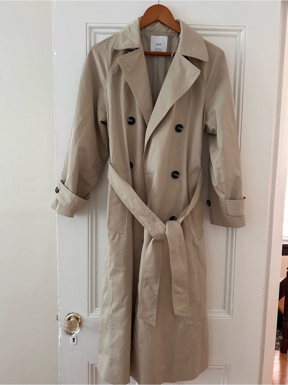 Mango Light Beige Trench Coat
